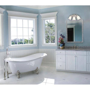 3 Light Brushed Nickel White Opal Glass Shades Wall Light Fixture 2