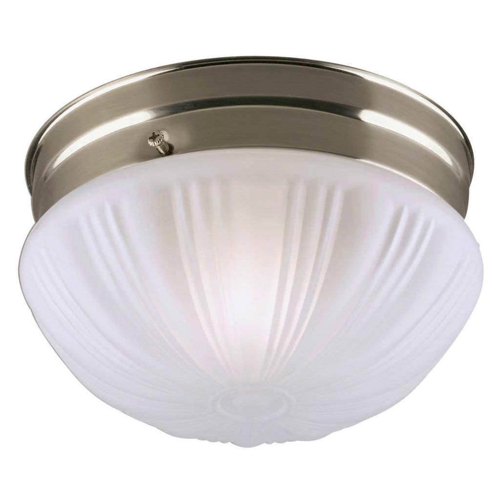 1 Light 7" Brushed Nickel Ceiling Light Fixture 1