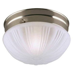 1 Light 7" Brushed Nickel Ceiling Light Fixture 1