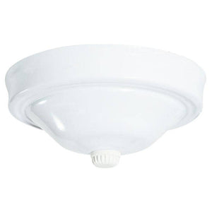 5" White Metal Schoolhouse Style Ceiling Blank Up Kit 1