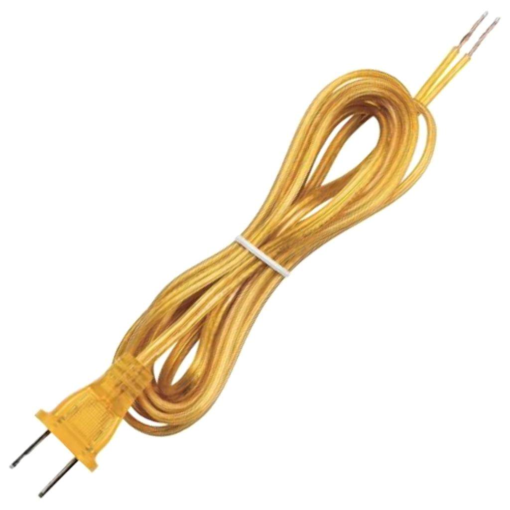 8' Gold Cord with Plug 1