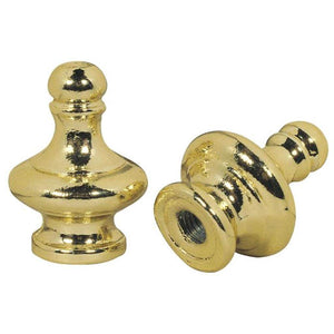 1.2" Brass-Plated Lamp Finial (2 pack) 1