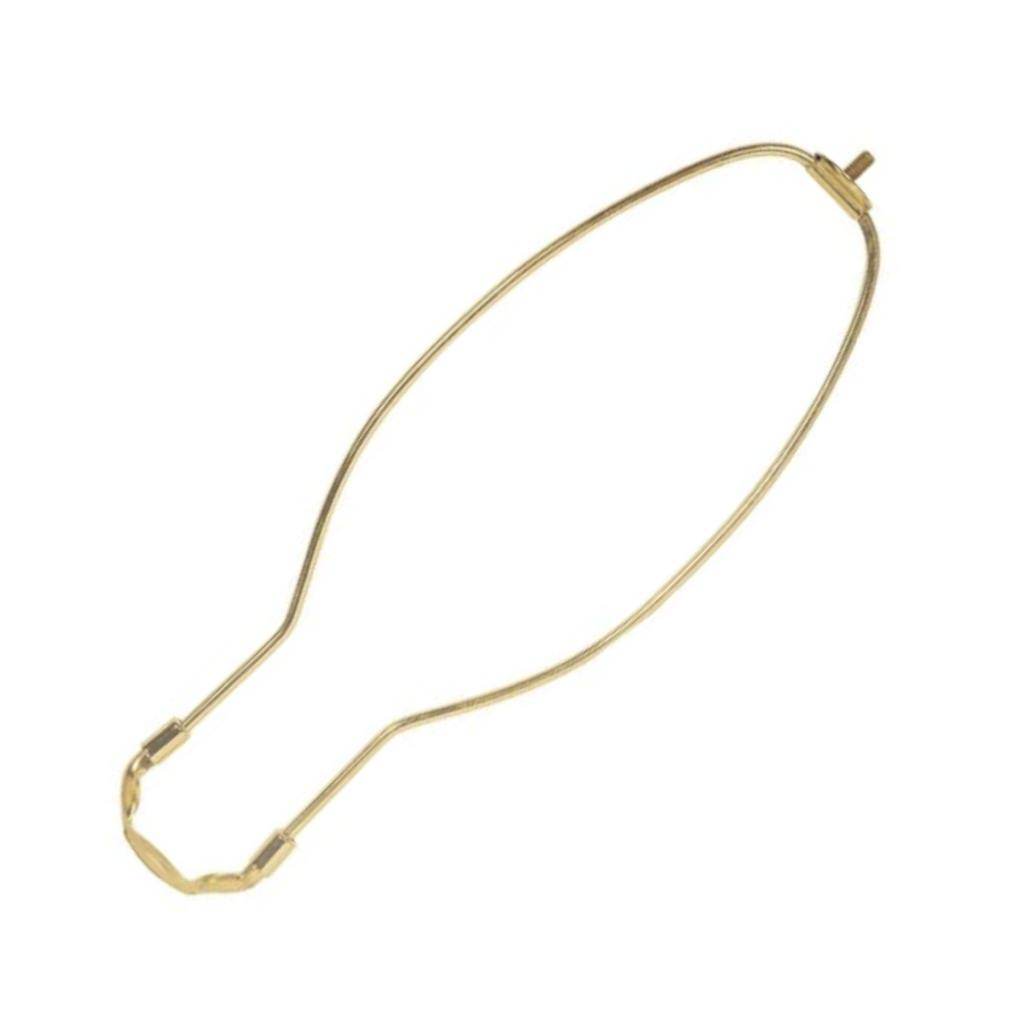 Polished Brass Detachable Harp 8" High 1