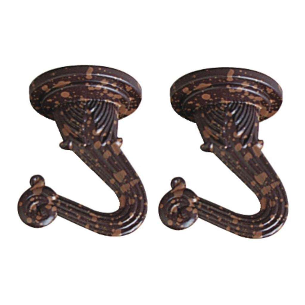1.5" Rust Swag Hook (2 pack) 1