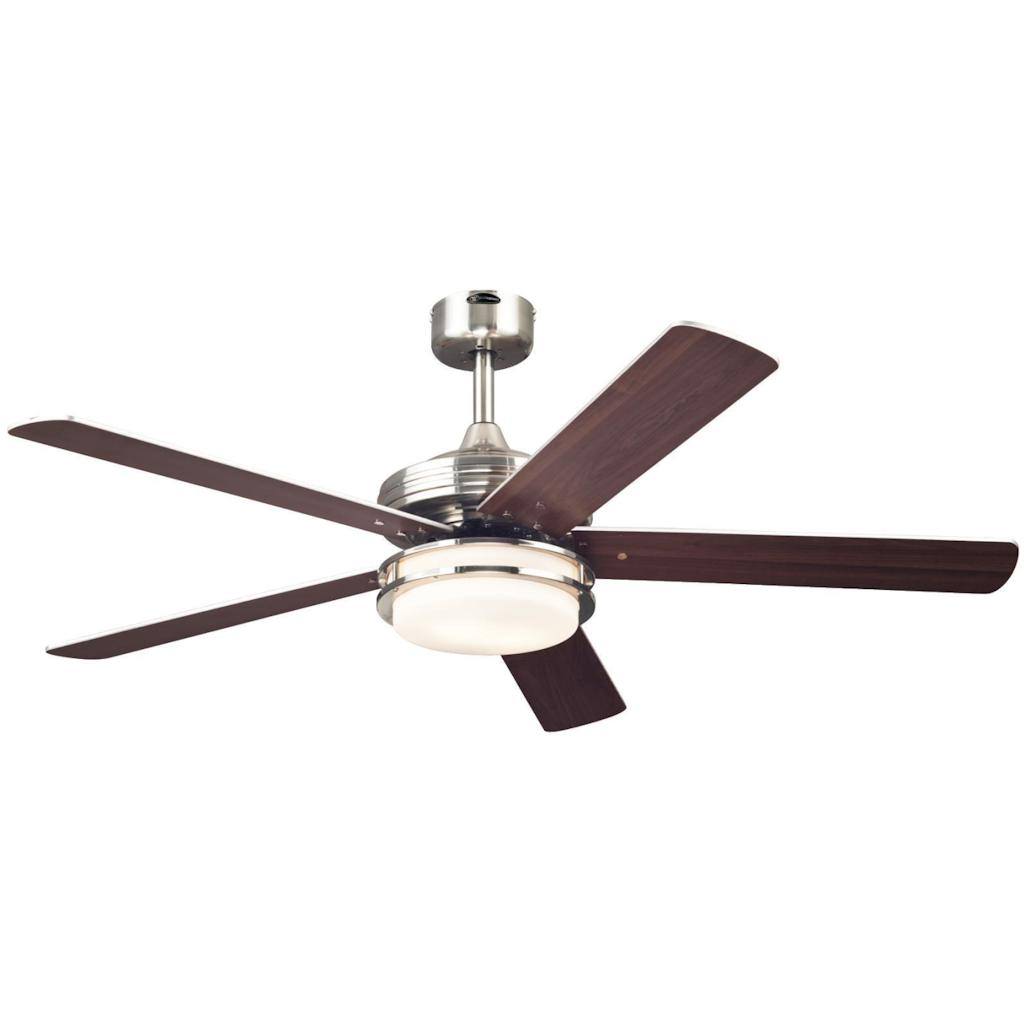 52" "Castle" Reversible Five-Blade Indoor LED Ceiling Fan 1