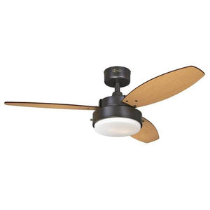 42" Oil Rubbed Bronze Reversible Three-Blade Indoor LED Ceiling Fan 3