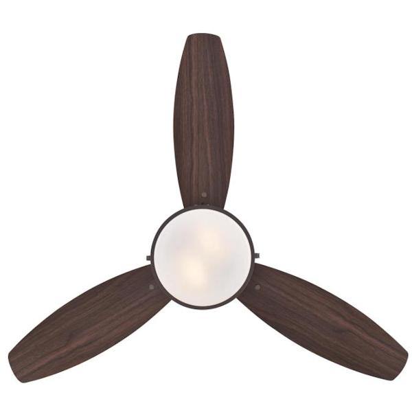 42" Oil Rubbed Bronze Reversible Three-Blade Indoor LED Ceiling Fan 4