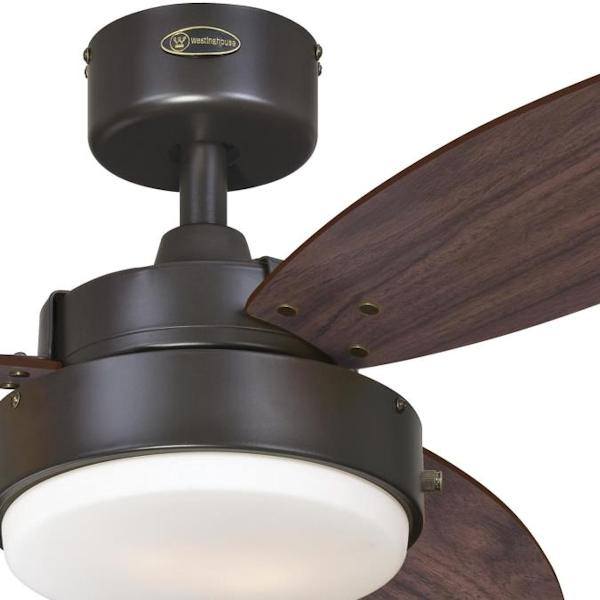 42" Oil Rubbed Bronze Reversible Three-Blade Indoor LED Ceiling Fan 5
