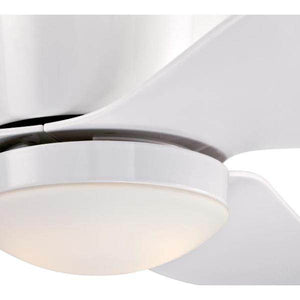 46" White 3 Blade Indoor LED Ceiling Fan 3