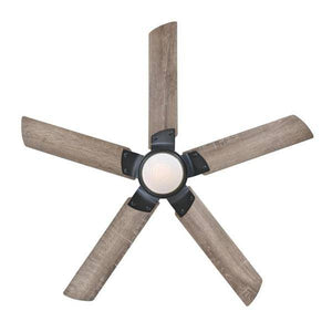 52" Iron Finish 3 Riverbed Blades Indoor LED Ceiling Fan 3