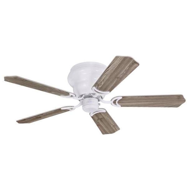 42" White Reversible Five-Blade Indoor LED Ceiling Fan 3