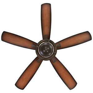 52" Aged Walnut Finish Indoor/Outdoor Reversible 5 Blade LED Ceiling Fan 4