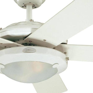52" White Reversible 5 Blade Westinghouse Indoor Ceiling Fan 5