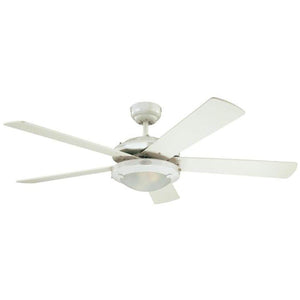 52" White Reversible 5 Blade Westinghouse Indoor Ceiling Fan 1