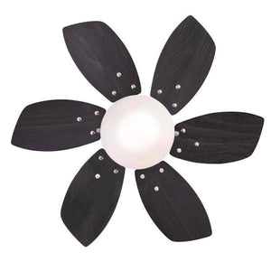 24" Chrome 6 Reversible Blade Indoor LED Ceiling Fan 4