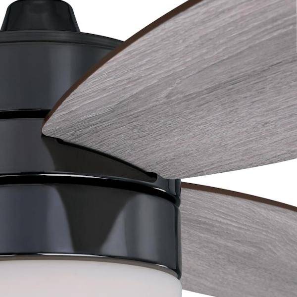 48" Gun Metal 3 Reversible Blades Indoor LED Ceiling Fan 4