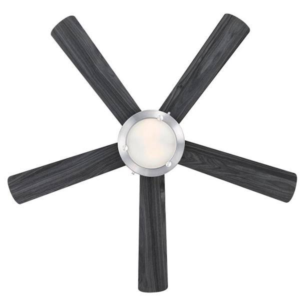 52" Brushed Nickel 5 Blade Indoor Ceiling Fan 4