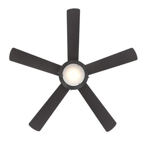 52" 16 watt 3000K Natural White Espresso Reversible Espresso/Rich Walnut Blades Indoor LED Ceiling Fan 3
