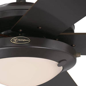 52" 16 watt 3000K Natural White Espresso Reversible Espresso/Rich Walnut Blades Indoor LED Ceiling Fan 4