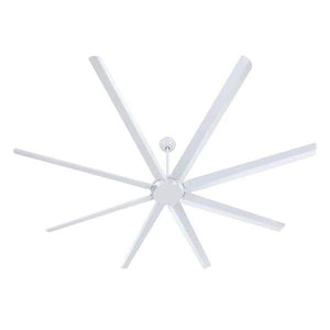 100" 8 Blade White Ceiling Fan with Remote Control 2