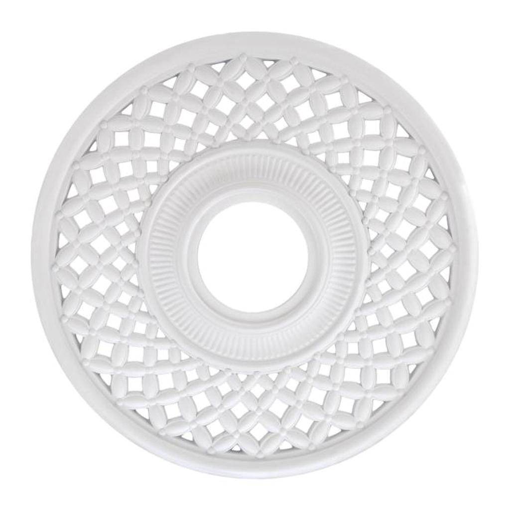 16" White Botino Polyurethane Ceiling Medallion 1