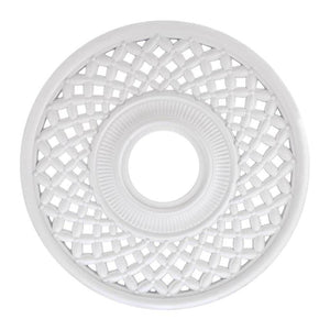 16" White Botino Polyurethane Ceiling Medallion 1
