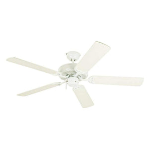 52-Inch White Five-Blade Indoor Ceiling Fan 1