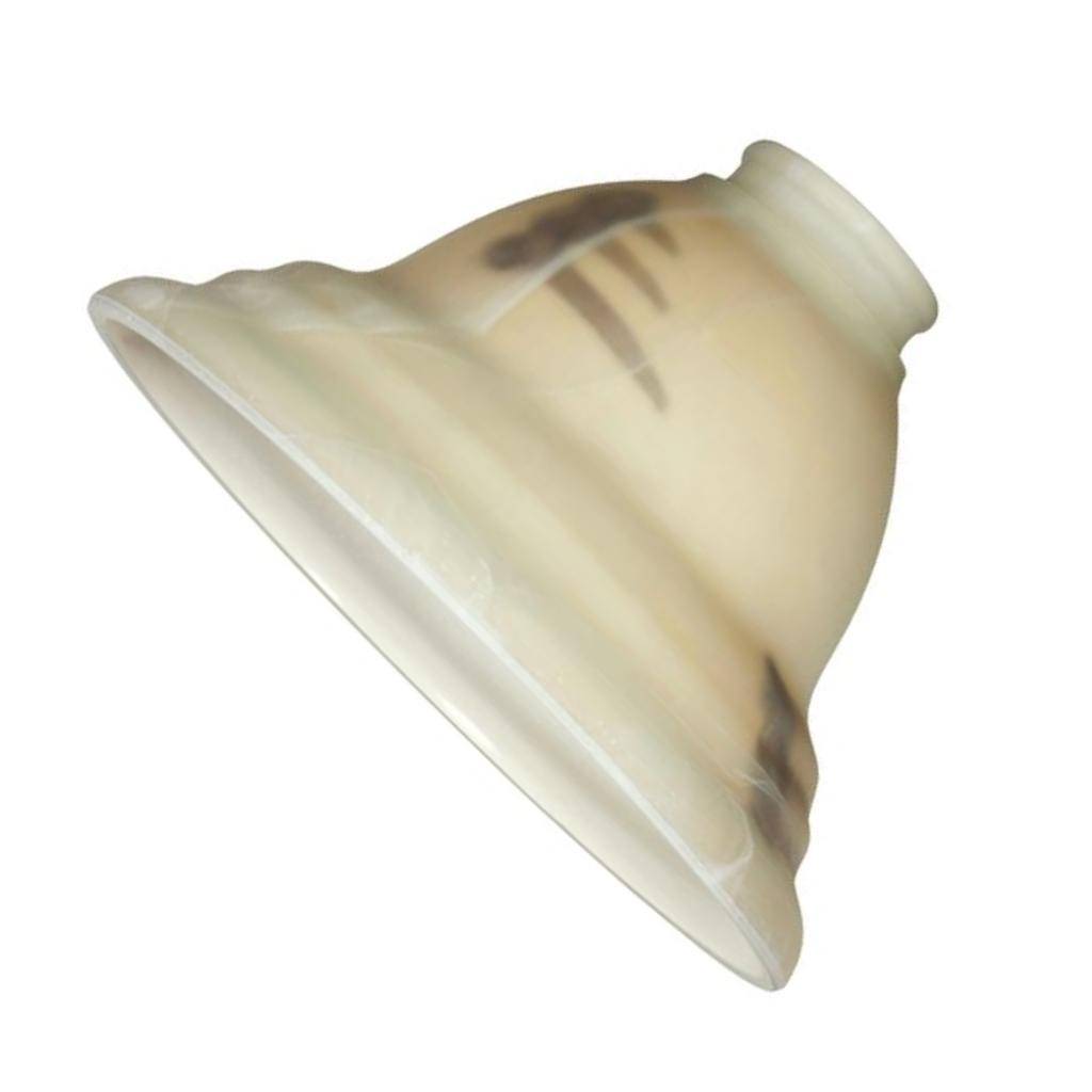 2.25" Fitter Amber Swirl Bell Shade 1