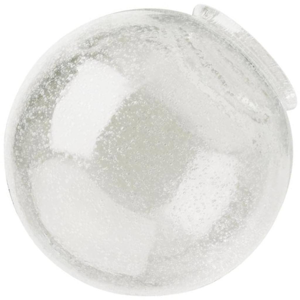 3.25" Fitter Handblown Clear Seeded Globe 1