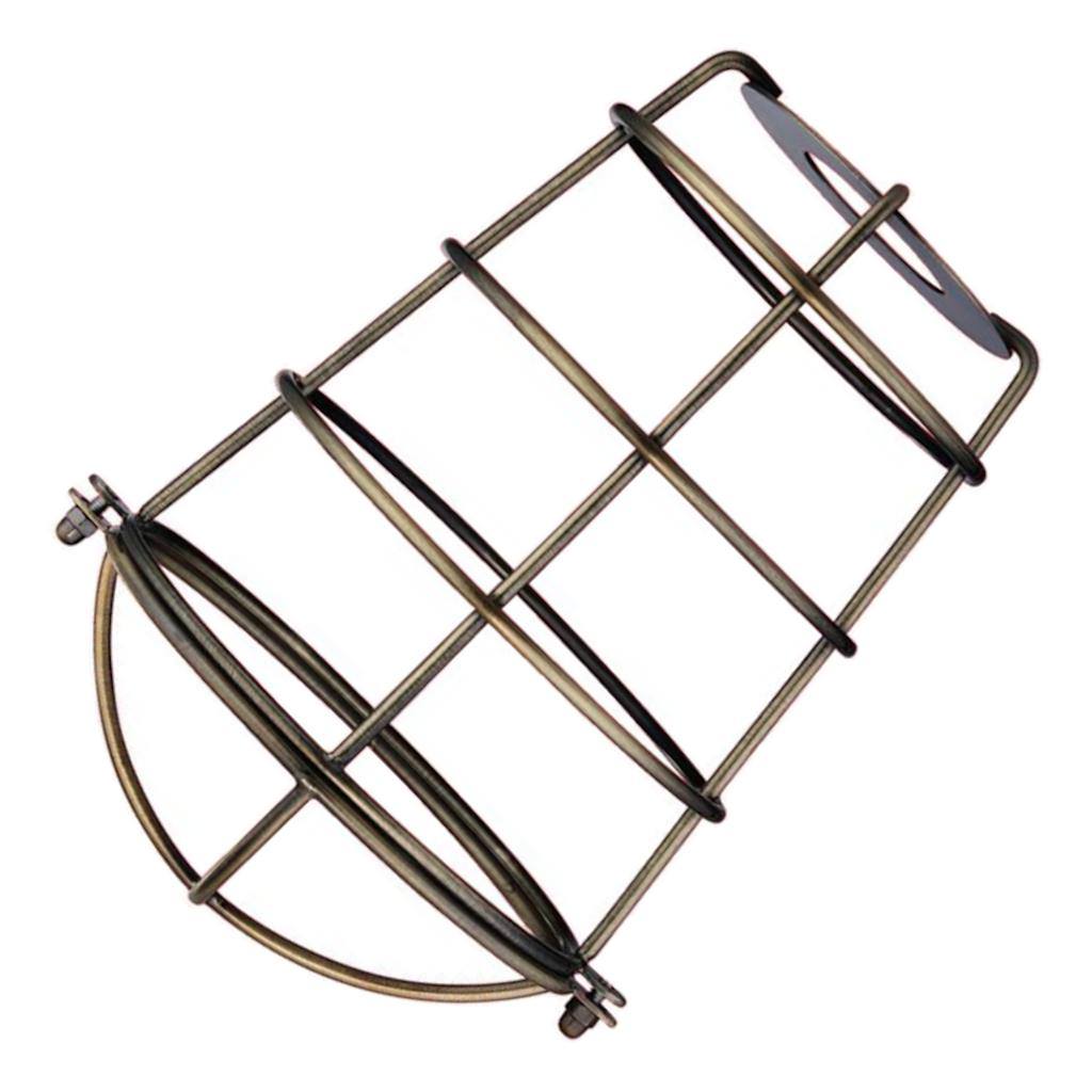 2.25" Antique Brass Finish Cage Shade 1