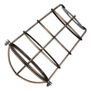 2.25" Antique Brass Finish Cage Shade 1