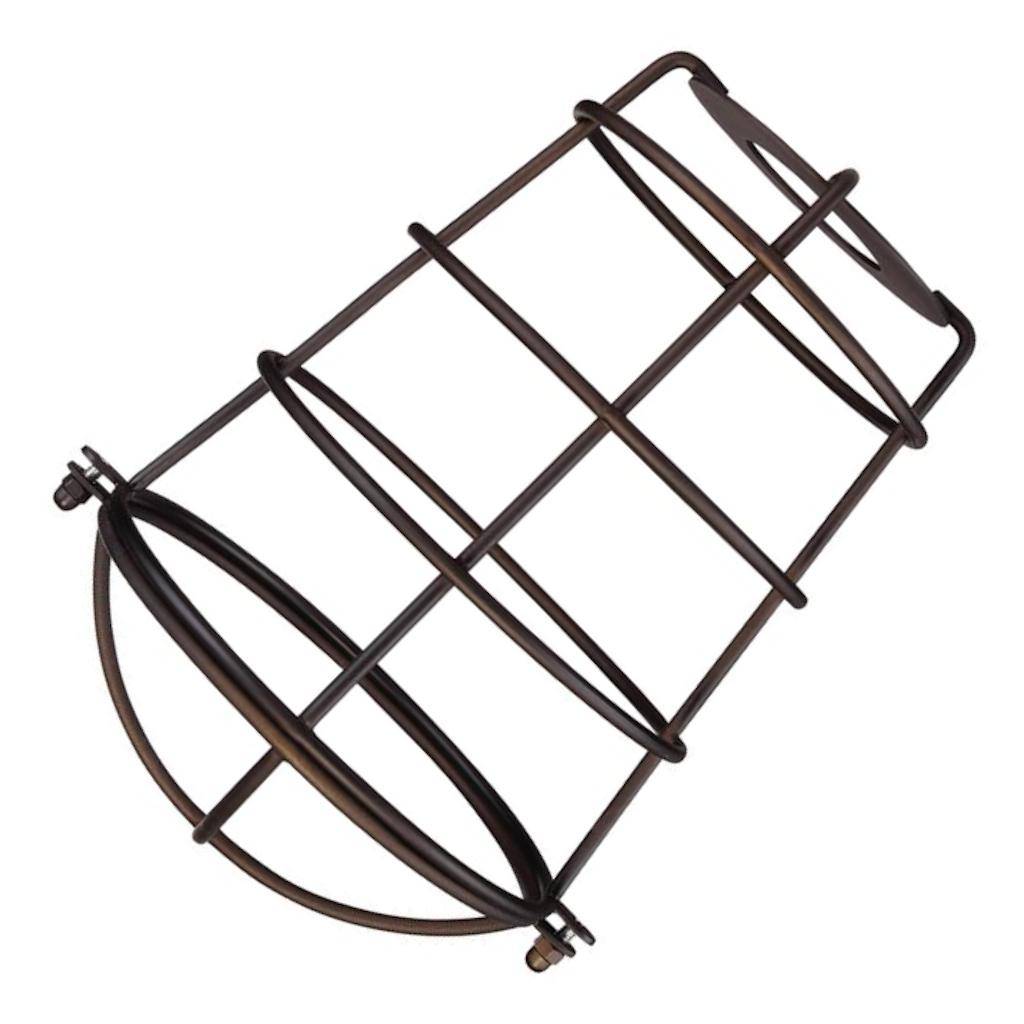 2.25" Fitter Oil Rubbed Bronze Industrial Cage Closed Bottom 1