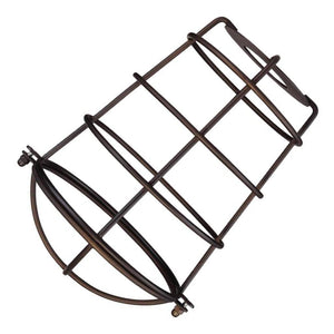 2.25" Fitter Oil Rubbed Bronze Industrial Cage Closed Bottom 1