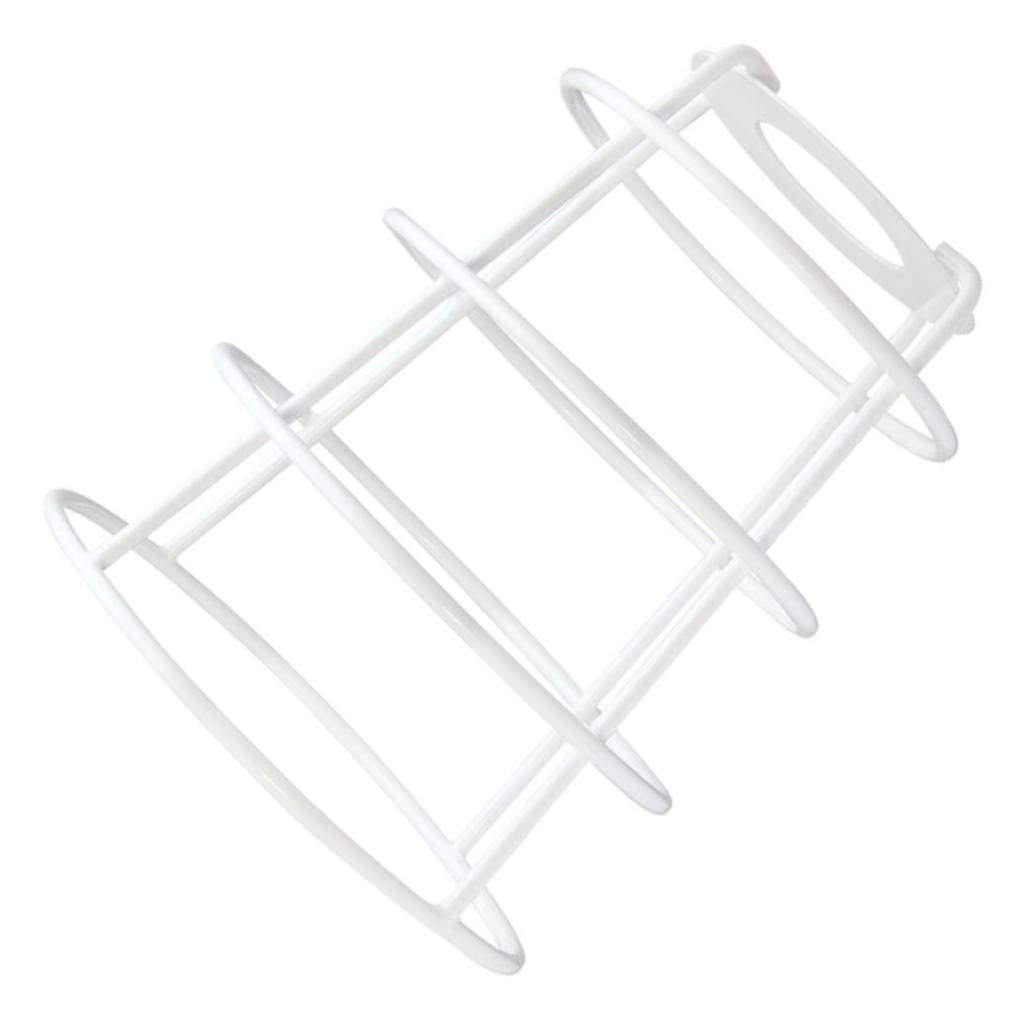 2.25" White Finish Cage Shade 1