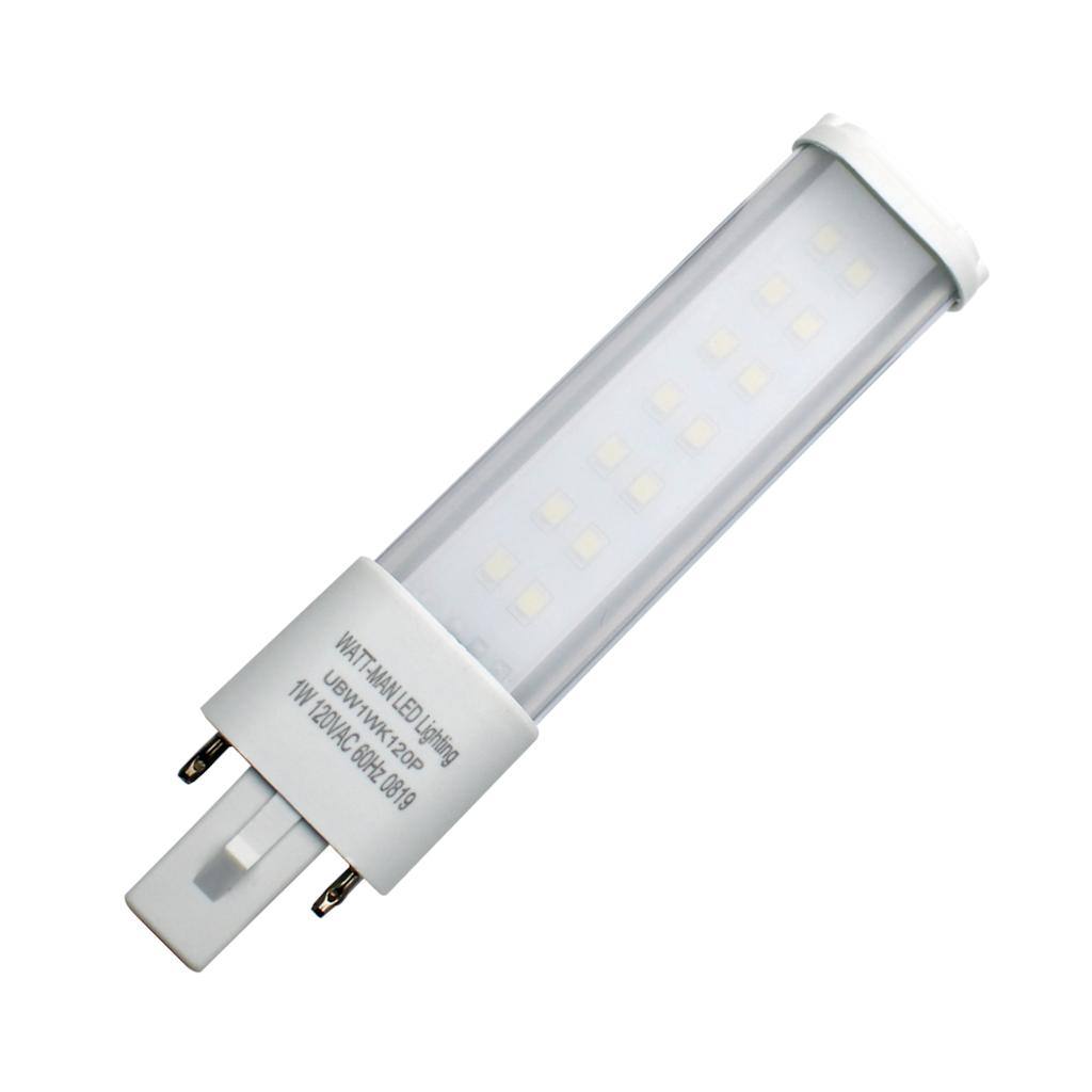 1 watt 120/277 volt White LED Exit Sign Retrofit Lamp 1